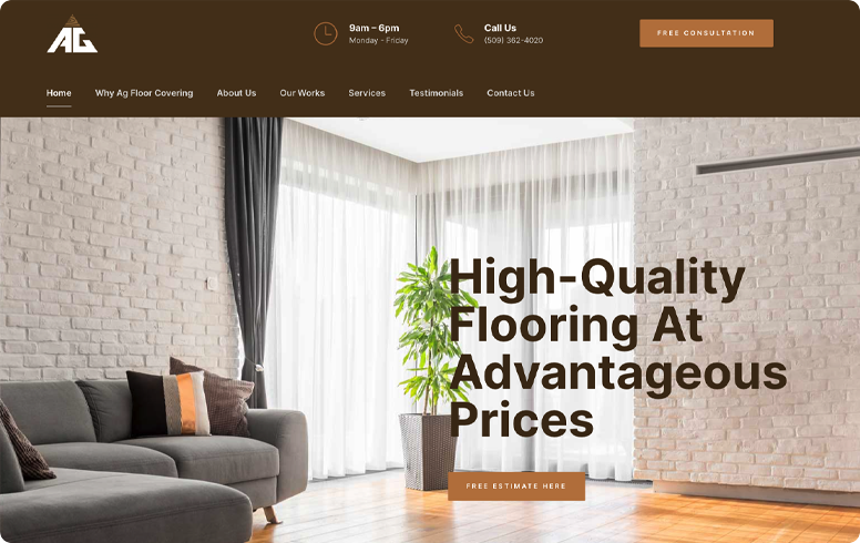 AG Floor Covering Home Page
