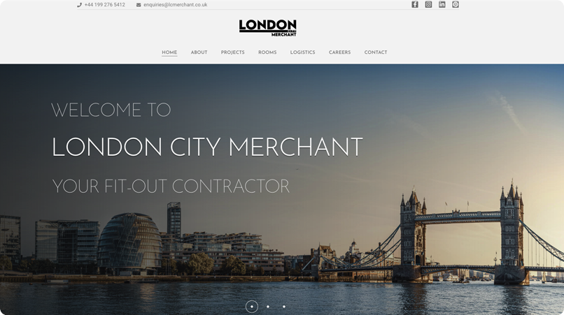 London City Merchant Home Page