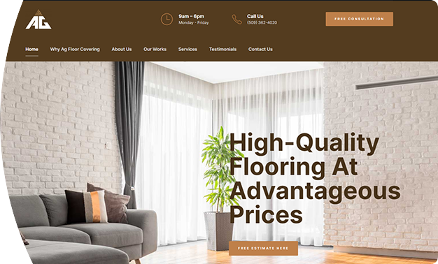 AG Floors Covering Home Page